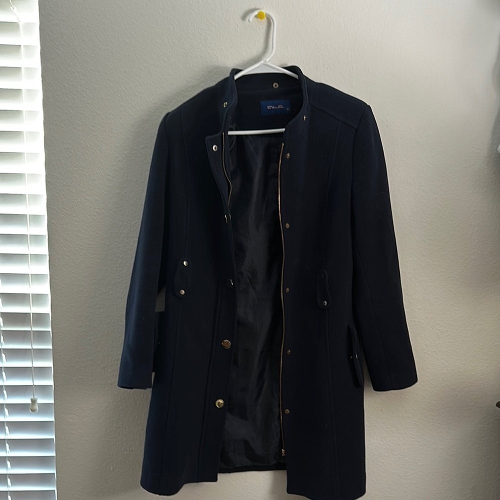 Navy Blue Women's Coat